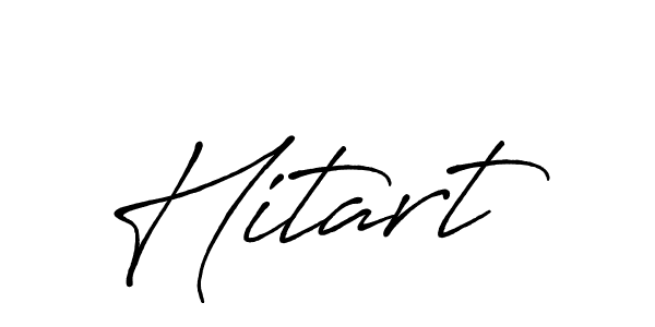 Create a beautiful signature design for name Hitart. With this signature (Antro_Vectra_Bolder) fonts, you can make a handwritten signature for free. Hitart signature style 7 images and pictures png