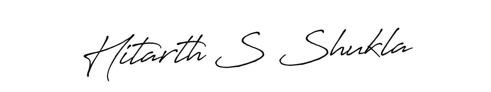 Make a beautiful signature design for name Hitarth S Shukla. Use this online signature maker to create a handwritten signature for free. Hitarth S Shukla signature style 7 images and pictures png
