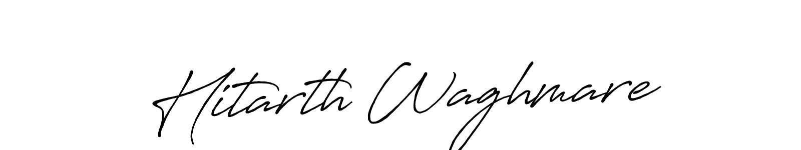 How to make Hitarth Waghmare signature? Antro_Vectra_Bolder is a professional autograph style. Create handwritten signature for Hitarth Waghmare name. Hitarth Waghmare signature style 7 images and pictures png