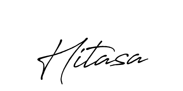 The best way (Antro_Vectra_Bolder) to make a short signature is to pick only two or three words in your name. The name Hitasa include a total of six letters. For converting this name. Hitasa signature style 7 images and pictures png