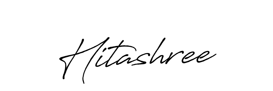 It looks lik you need a new signature style for name Hitashree. Design unique handwritten (Antro_Vectra_Bolder) signature with our free signature maker in just a few clicks. Hitashree signature style 7 images and pictures png