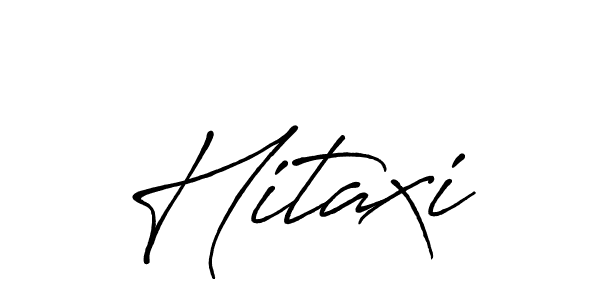 You should practise on your own different ways (Antro_Vectra_Bolder) to write your name (Hitaxi) in signature. don't let someone else do it for you. Hitaxi signature style 7 images and pictures png