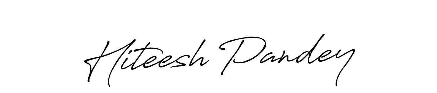Similarly Antro_Vectra_Bolder is the best handwritten signature design. Signature creator online .You can use it as an online autograph creator for name Hiteesh Pandey. Hiteesh Pandey signature style 7 images and pictures png