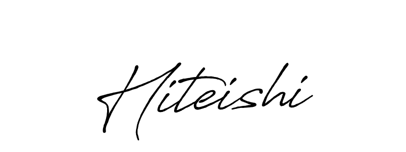 Also we have Hiteishi name is the best signature style. Create professional handwritten signature collection using Antro_Vectra_Bolder autograph style. Hiteishi signature style 7 images and pictures png