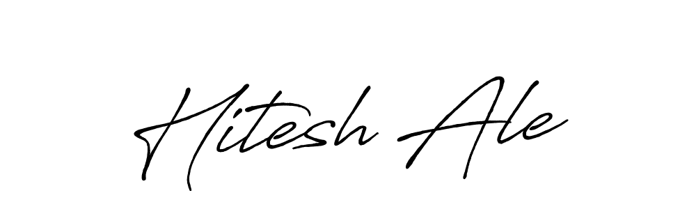 Best and Professional Signature Style for Hitesh Ale. Antro_Vectra_Bolder Best Signature Style Collection. Hitesh Ale signature style 7 images and pictures png