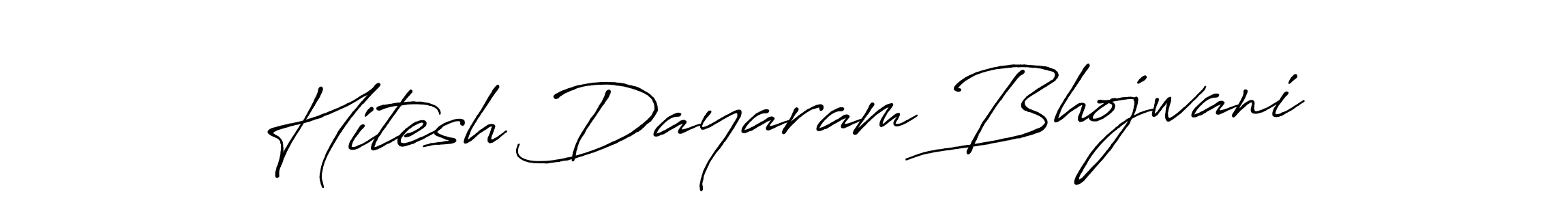 Make a beautiful signature design for name Hitesh Dayaram Bhojwani. Use this online signature maker to create a handwritten signature for free. Hitesh Dayaram Bhojwani signature style 7 images and pictures png