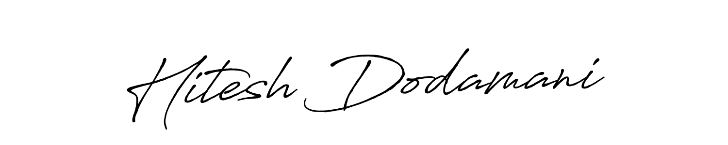 Also You can easily find your signature by using the search form. We will create Hitesh Dodamani name handwritten signature images for you free of cost using Antro_Vectra_Bolder sign style. Hitesh Dodamani signature style 7 images and pictures png