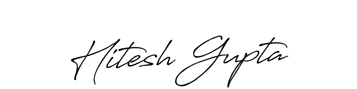 This is the best signature style for the Hitesh Gupta name. Also you like these signature font (Antro_Vectra_Bolder). Mix name signature. Hitesh Gupta signature style 7 images and pictures png