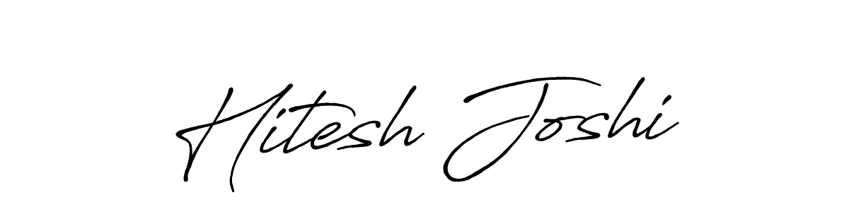 How to Draw Hitesh Joshi signature style? Antro_Vectra_Bolder is a latest design signature styles for name Hitesh Joshi. Hitesh Joshi signature style 7 images and pictures png