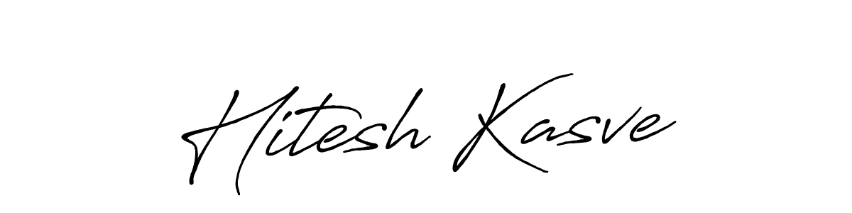 Make a beautiful signature design for name Hitesh Kasve. Use this online signature maker to create a handwritten signature for free. Hitesh Kasve signature style 7 images and pictures png