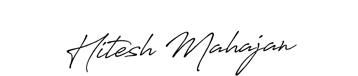 Best and Professional Signature Style for Hitesh Mahajan. Antro_Vectra_Bolder Best Signature Style Collection. Hitesh Mahajan signature style 7 images and pictures png