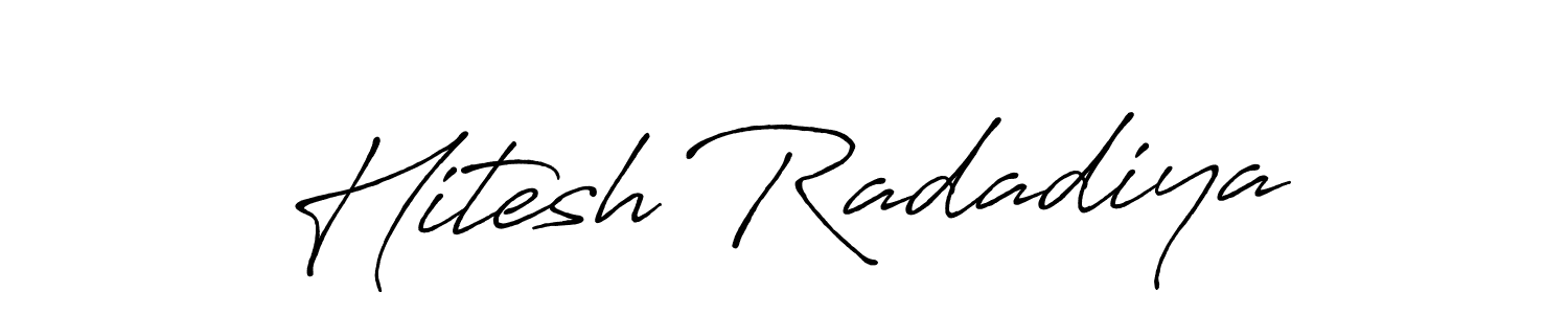 Here are the top 10 professional signature styles for the name Hitesh Radadiya. These are the best autograph styles you can use for your name. Hitesh Radadiya signature style 7 images and pictures png