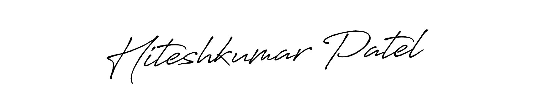 Make a beautiful signature design for name Hiteshkumar Patel. Use this online signature maker to create a handwritten signature for free. Hiteshkumar Patel signature style 7 images and pictures png