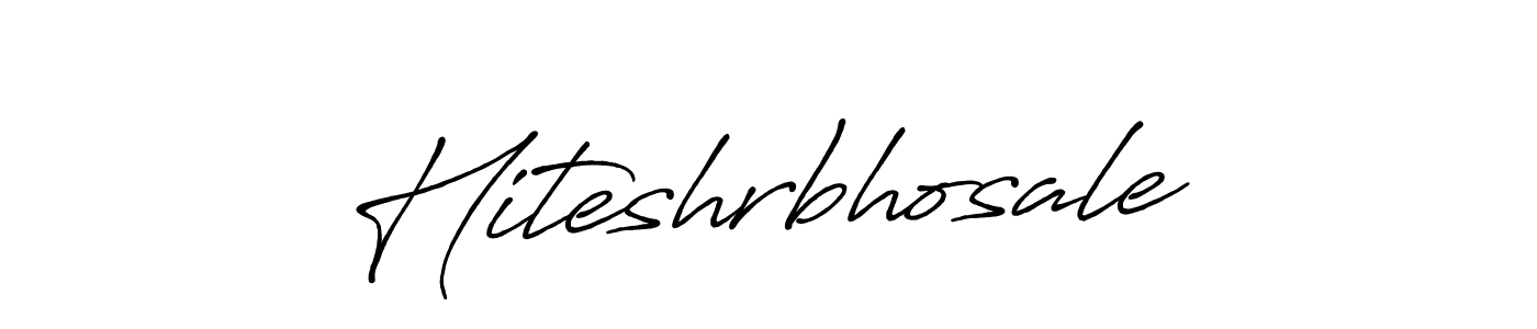 Hiteshrbhosale stylish signature style. Best Handwritten Sign (Antro_Vectra_Bolder) for my name. Handwritten Signature Collection Ideas for my name Hiteshrbhosale. Hiteshrbhosale signature style 7 images and pictures png