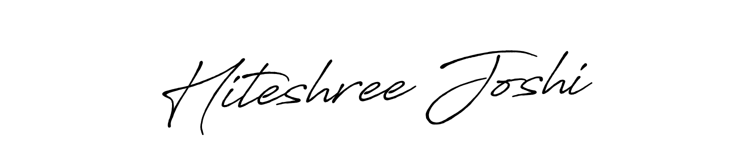 Similarly Antro_Vectra_Bolder is the best handwritten signature design. Signature creator online .You can use it as an online autograph creator for name Hiteshree Joshi. Hiteshree Joshi signature style 7 images and pictures png