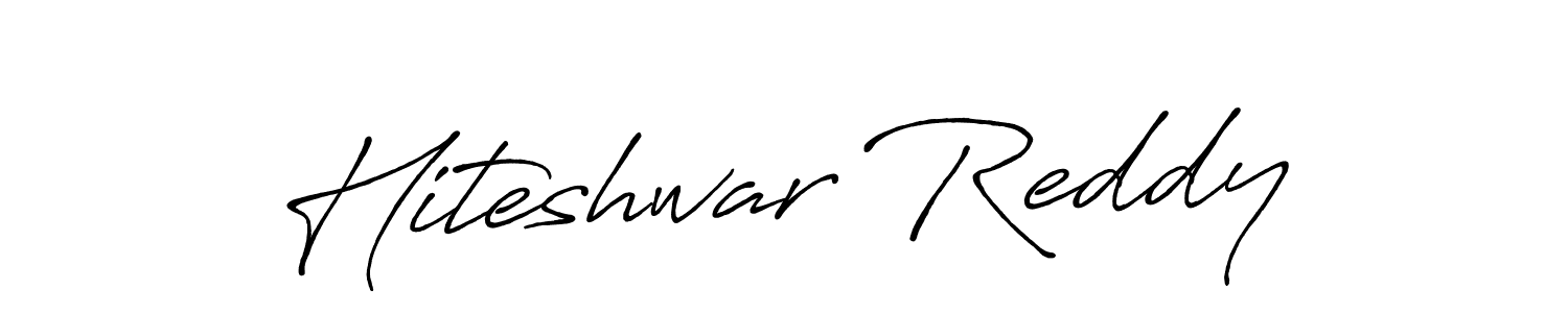 This is the best signature style for the Hiteshwar Reddy name. Also you like these signature font (Antro_Vectra_Bolder). Mix name signature. Hiteshwar Reddy signature style 7 images and pictures png