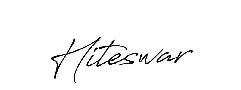 Hiteswar stylish signature style. Best Handwritten Sign (Antro_Vectra_Bolder) for my name. Handwritten Signature Collection Ideas for my name Hiteswar. Hiteswar signature style 7 images and pictures png