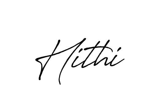 How to make Hithi signature? Antro_Vectra_Bolder is a professional autograph style. Create handwritten signature for Hithi name. Hithi signature style 7 images and pictures png