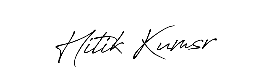 See photos of Hitik Kumsr official signature by Spectra . Check more albums & portfolios. Read reviews & check more about Antro_Vectra_Bolder font. Hitik Kumsr signature style 7 images and pictures png