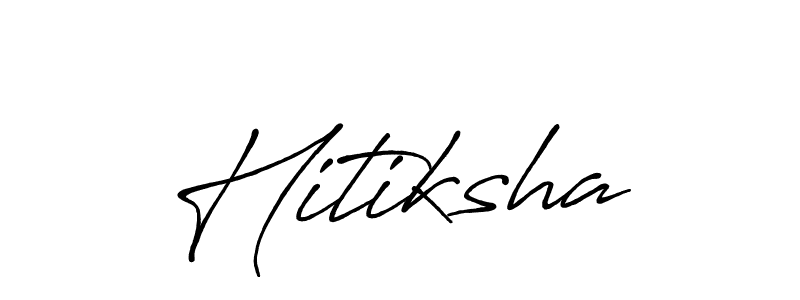 Antro_Vectra_Bolder is a professional signature style that is perfect for those who want to add a touch of class to their signature. It is also a great choice for those who want to make their signature more unique. Get Hitiksha name to fancy signature for free. Hitiksha signature style 7 images and pictures png