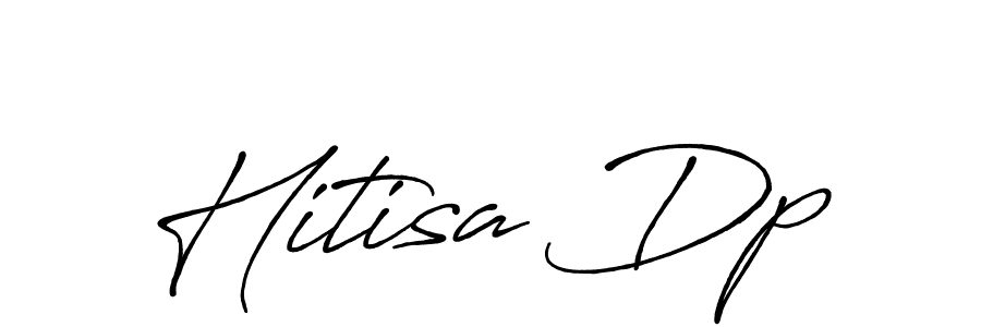 This is the best signature style for the Hitisa Dp name. Also you like these signature font (Antro_Vectra_Bolder). Mix name signature. Hitisa Dp signature style 7 images and pictures png