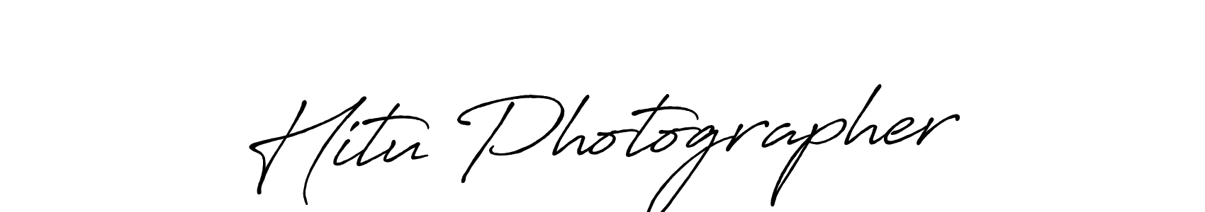 Once you've used our free online signature maker to create your best signature Antro_Vectra_Bolder style, it's time to enjoy all of the benefits that Hitu Photographer name signing documents. Hitu Photographer signature style 7 images and pictures png