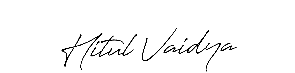 if you are searching for the best signature style for your name Hitul Vaidya. so please give up your signature search. here we have designed multiple signature styles  using Antro_Vectra_Bolder. Hitul Vaidya signature style 7 images and pictures png