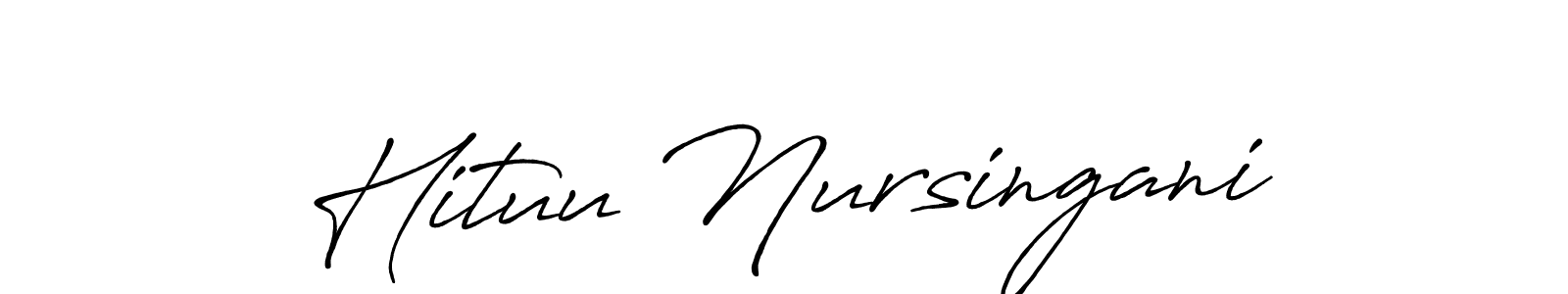 See photos of Hituu Nursingani official signature by Spectra . Check more albums & portfolios. Read reviews & check more about Antro_Vectra_Bolder font. Hituu Nursingani signature style 7 images and pictures png