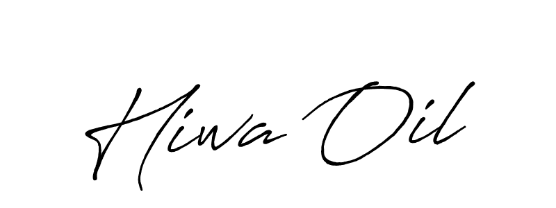 Use a signature maker to create a handwritten signature online. With this signature software, you can design (Antro_Vectra_Bolder) your own signature for name Hiwa Oil. Hiwa Oil signature style 7 images and pictures png
