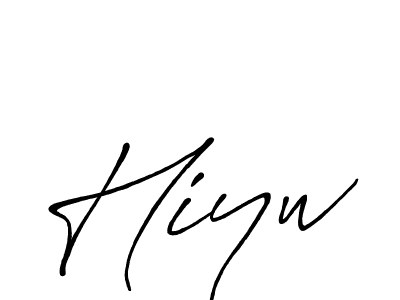 It looks lik you need a new signature style for name Hiyw. Design unique handwritten (Antro_Vectra_Bolder) signature with our free signature maker in just a few clicks. Hiyw signature style 7 images and pictures png