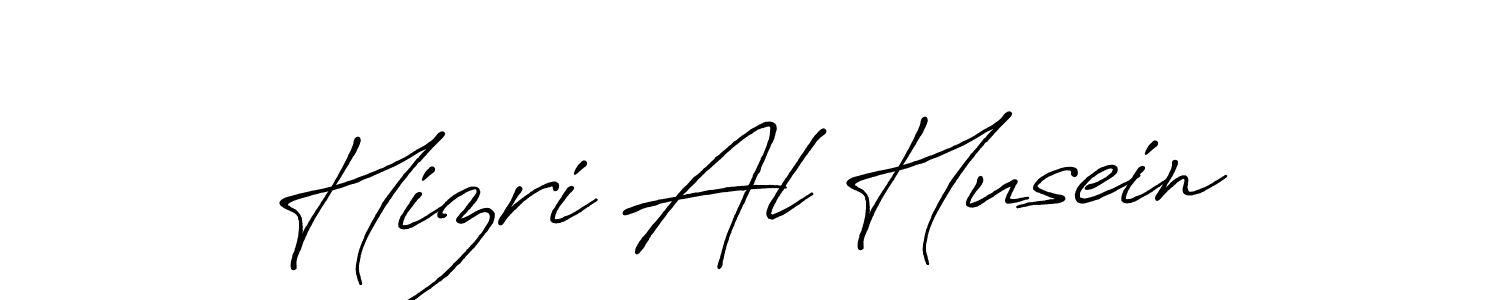 Hizri Al Husein stylish signature style. Best Handwritten Sign (Antro_Vectra_Bolder) for my name. Handwritten Signature Collection Ideas for my name Hizri Al Husein. Hizri Al Husein signature style 7 images and pictures png