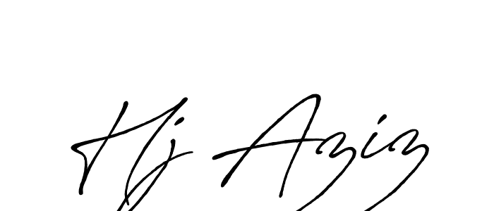 You should practise on your own different ways (Antro_Vectra_Bolder) to write your name (Hj Aziz) in signature. don't let someone else do it for you. Hj Aziz signature style 7 images and pictures png