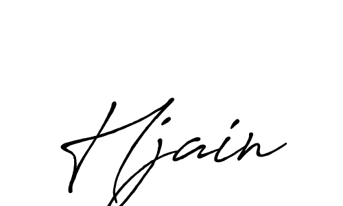 The best way (Antro_Vectra_Bolder) to make a short signature is to pick only two or three words in your name. The name Hjain include a total of six letters. For converting this name. Hjain signature style 7 images and pictures png