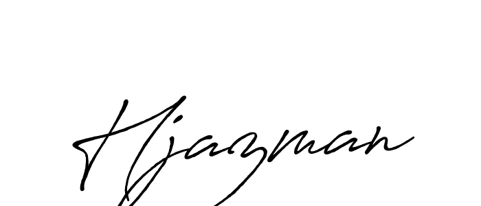 Use a signature maker to create a handwritten signature online. With this signature software, you can design (Antro_Vectra_Bolder) your own signature for name Hjazman. Hjazman signature style 7 images and pictures png