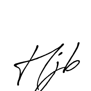 Also we have Hjb name is the best signature style. Create professional handwritten signature collection using Antro_Vectra_Bolder autograph style. Hjb signature style 7 images and pictures png