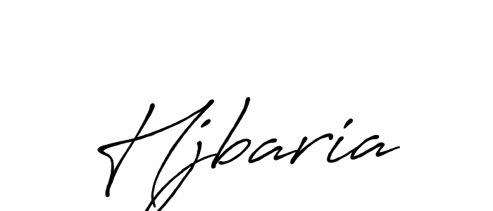 Create a beautiful signature design for name Hjbaria. With this signature (Antro_Vectra_Bolder) fonts, you can make a handwritten signature for free. Hjbaria signature style 7 images and pictures png