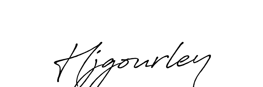 Make a beautiful signature design for name Hjgourley. With this signature (Antro_Vectra_Bolder) style, you can create a handwritten signature for free. Hjgourley signature style 7 images and pictures png