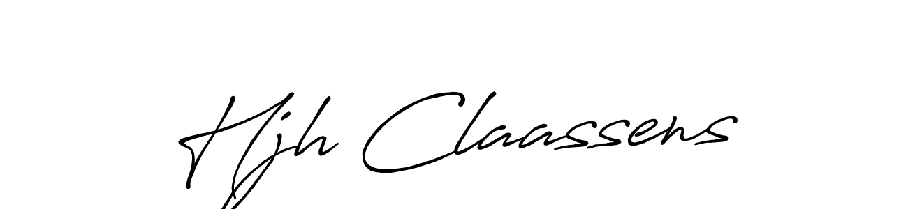 Once you've used our free online signature maker to create your best signature Antro_Vectra_Bolder style, it's time to enjoy all of the benefits that Hjh Claassens name signing documents. Hjh Claassens signature style 7 images and pictures png