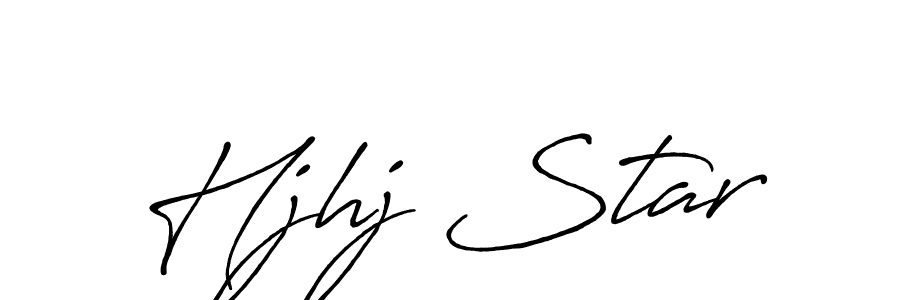 Create a beautiful signature design for name Hjhj Star. With this signature (Antro_Vectra_Bolder) fonts, you can make a handwritten signature for free. Hjhj Star signature style 7 images and pictures png
