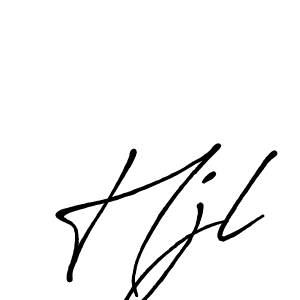 You should practise on your own different ways (Antro_Vectra_Bolder) to write your name (Hjl) in signature. don't let someone else do it for you. Hjl signature style 7 images and pictures png