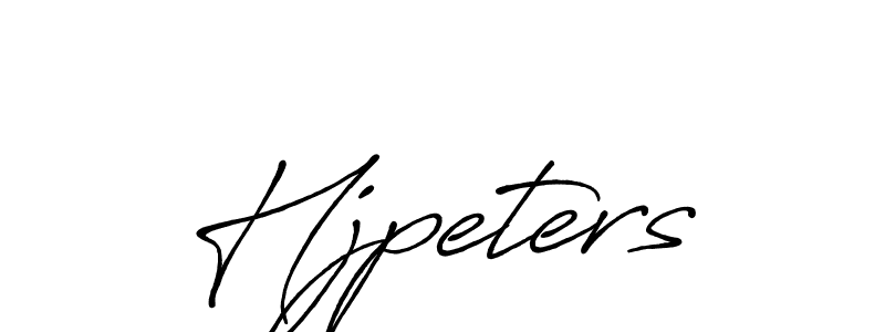 Create a beautiful signature design for name Hjpeters. With this signature (Antro_Vectra_Bolder) fonts, you can make a handwritten signature for free. Hjpeters signature style 7 images and pictures png