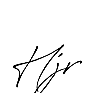 Use a signature maker to create a handwritten signature online. With this signature software, you can design (Antro_Vectra_Bolder) your own signature for name Hjr. Hjr signature style 7 images and pictures png