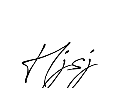 How to make Hjsj name signature. Use Antro_Vectra_Bolder style for creating short signs online. This is the latest handwritten sign. Hjsj signature style 7 images and pictures png