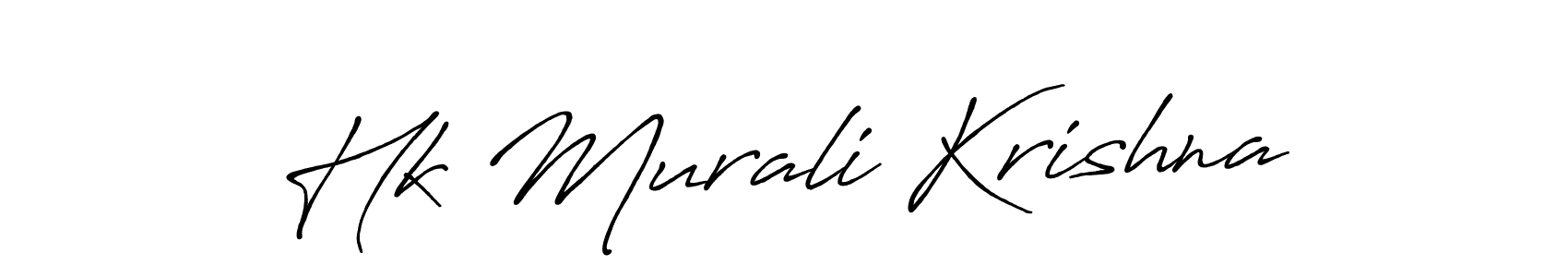 Make a beautiful signature design for name Hk Murali Krishna. Use this online signature maker to create a handwritten signature for free. Hk Murali Krishna signature style 7 images and pictures png