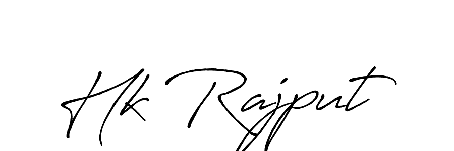 Make a beautiful signature design for name Hk Rajput. Use this online signature maker to create a handwritten signature for free. Hk Rajput signature style 7 images and pictures png