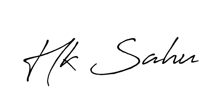 if you are searching for the best signature style for your name Hk Sahu. so please give up your signature search. here we have designed multiple signature styles  using Antro_Vectra_Bolder. Hk Sahu signature style 7 images and pictures png