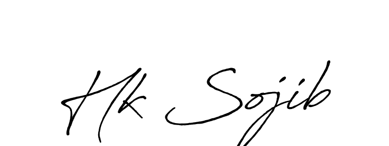 It looks lik you need a new signature style for name Hk Sojib. Design unique handwritten (Antro_Vectra_Bolder) signature with our free signature maker in just a few clicks. Hk Sojib signature style 7 images and pictures png