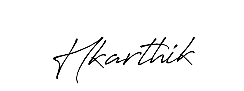 How to make Hkarthik signature? Antro_Vectra_Bolder is a professional autograph style. Create handwritten signature for Hkarthik name. Hkarthik signature style 7 images and pictures png