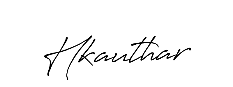 How to make Hkauthar name signature. Use Antro_Vectra_Bolder style for creating short signs online. This is the latest handwritten sign. Hkauthar signature style 7 images and pictures png