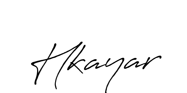 Create a beautiful signature design for name Hkayar. With this signature (Antro_Vectra_Bolder) fonts, you can make a handwritten signature for free. Hkayar signature style 7 images and pictures png
